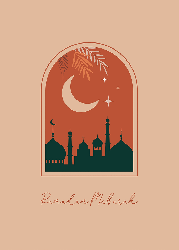 Ramadan Mubarak Mosque Crescent Moon