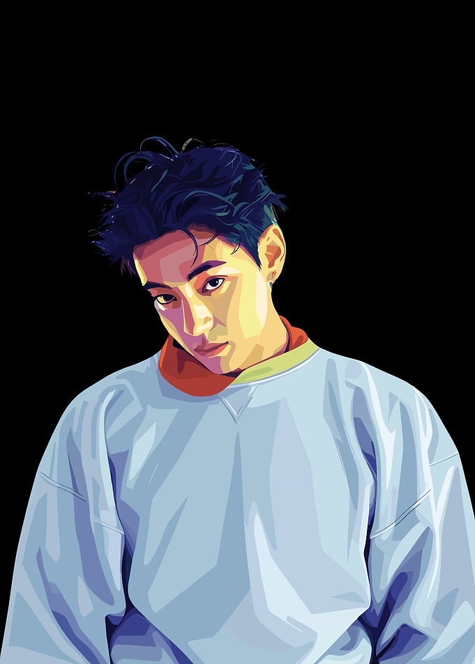 Kim Taehyung digital art