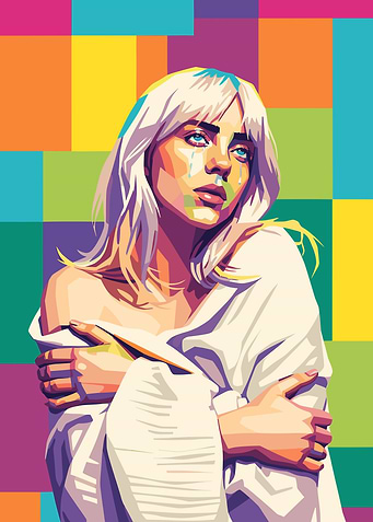 Billie Eilish Pop Art