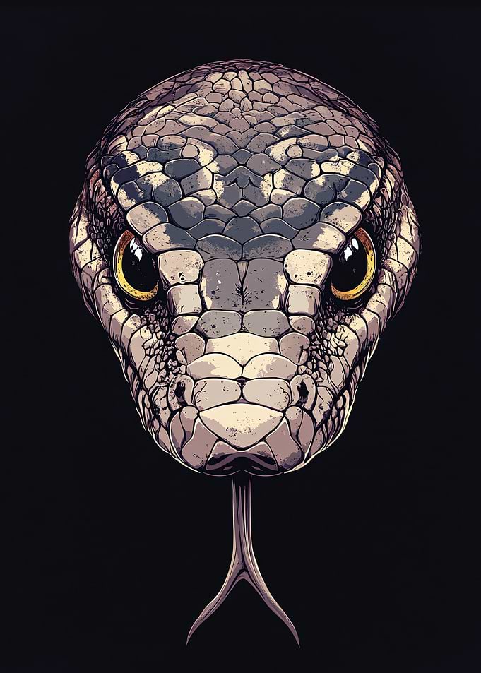 Close-up of a Snake's Head