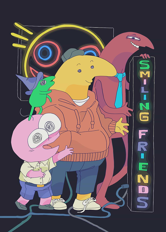 Smiling Friends Characters