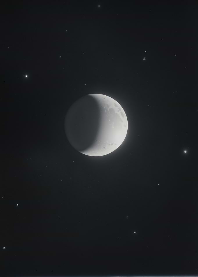 Crescent Moon and Stars