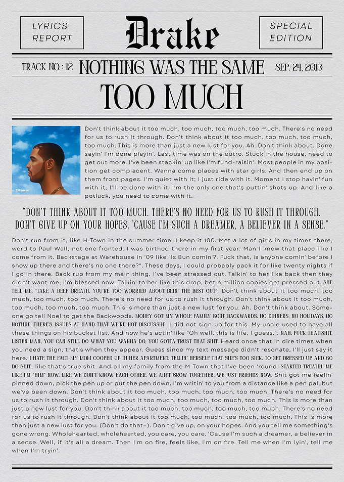 Drake TOO MUCH