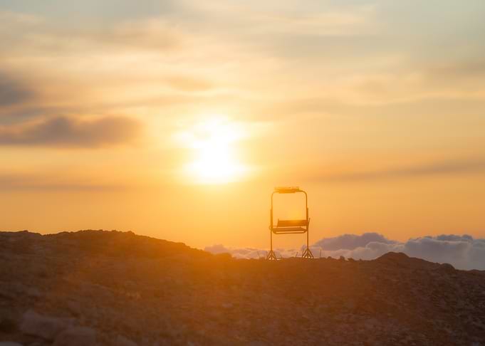 Sunrise bench