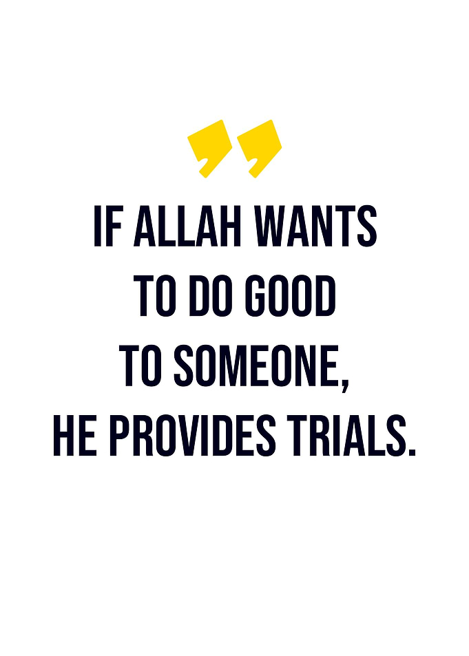 Islamic Quote About Trials