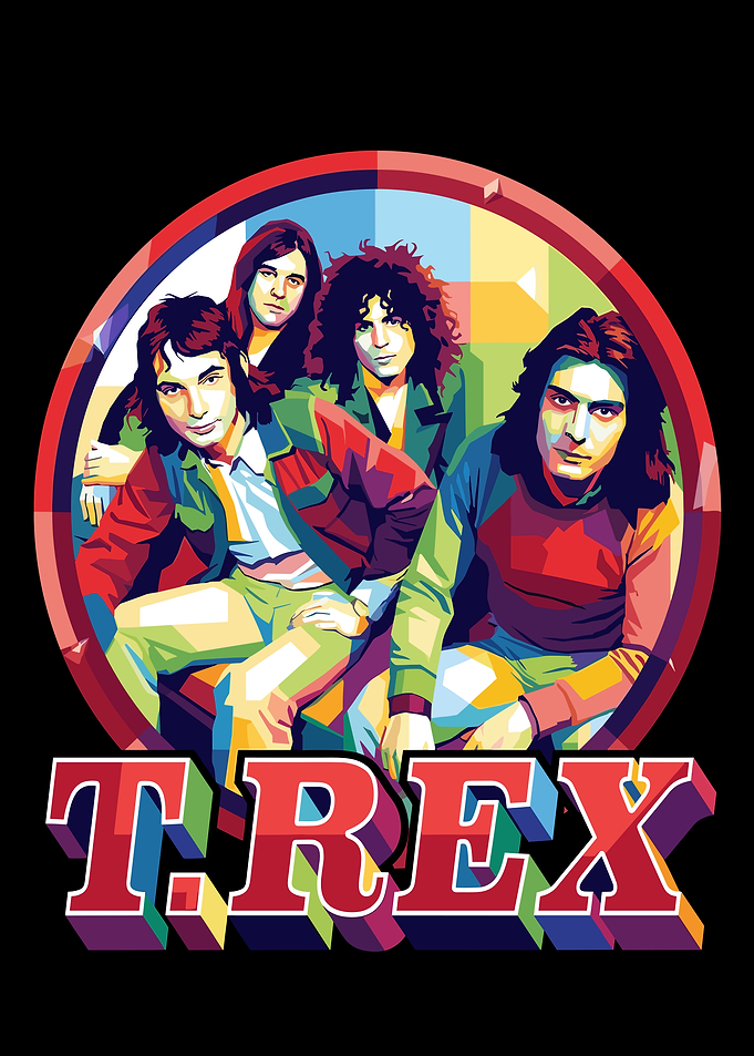 T. Rex Band Pop Art