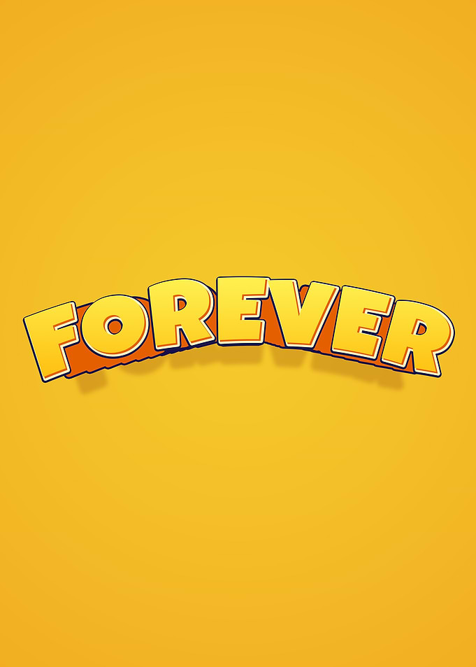 Forever Text Art