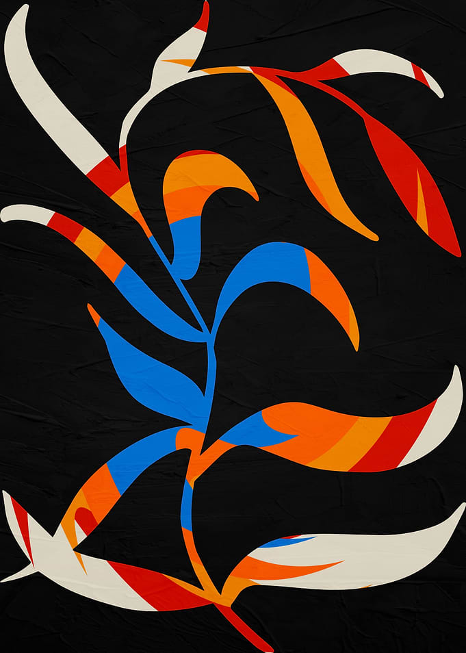 Abstract Floral Art