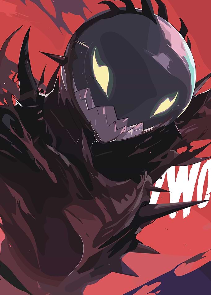 Dark Character with Spikes
