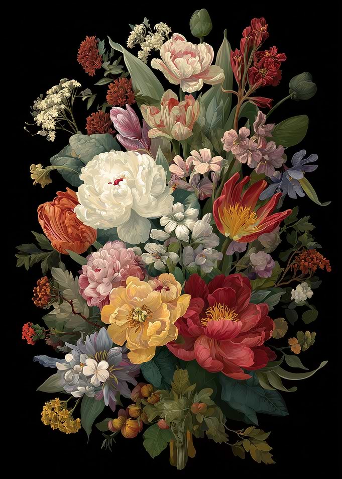 Vintage Floral Bouquet
