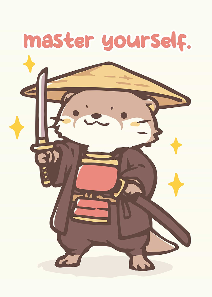 Otter Samurai with Sword