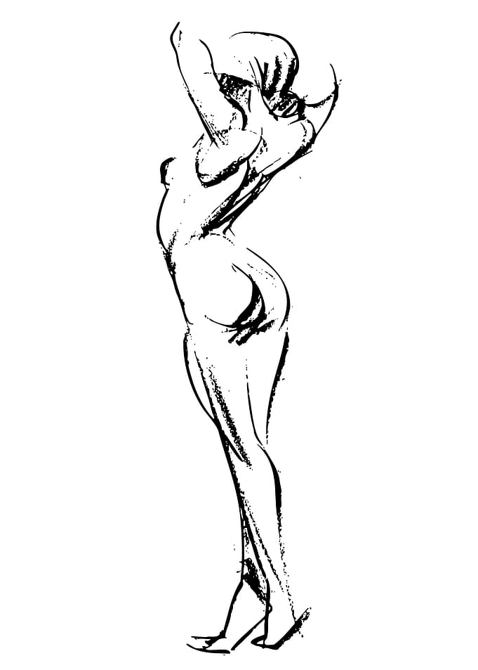 Nude Figure Sketch