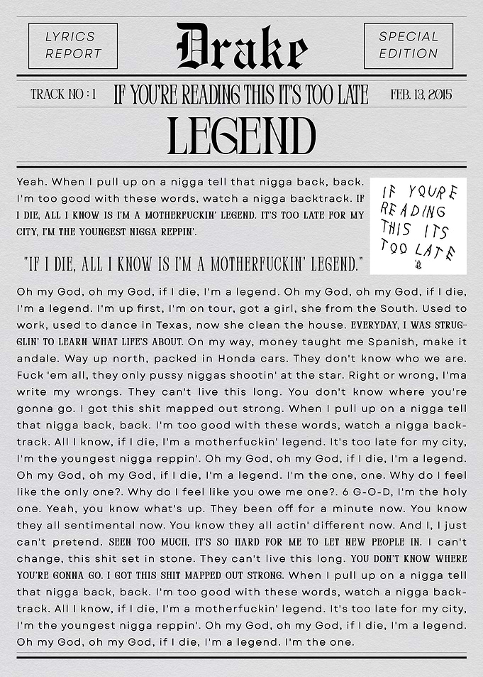 Drake Legend Album Art