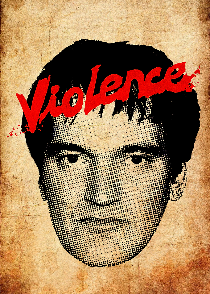 Violence Poster with Portrait