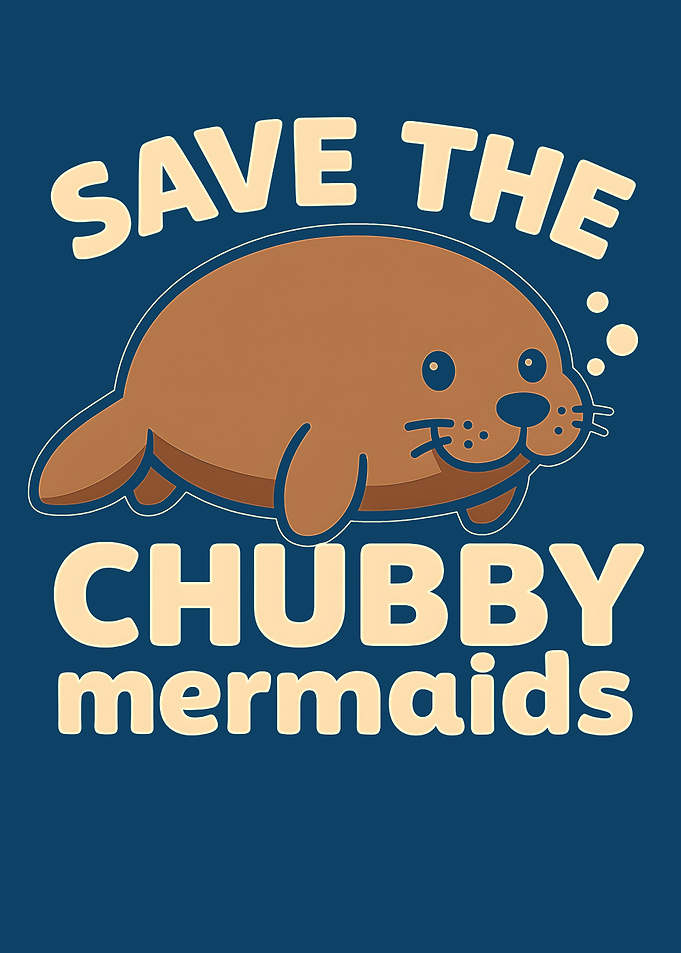 Save the Chubby Mermaids Seal