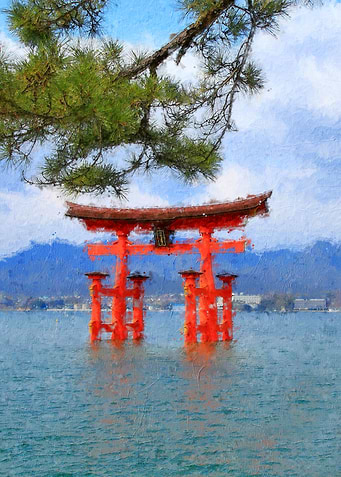 Torii Gate in Water