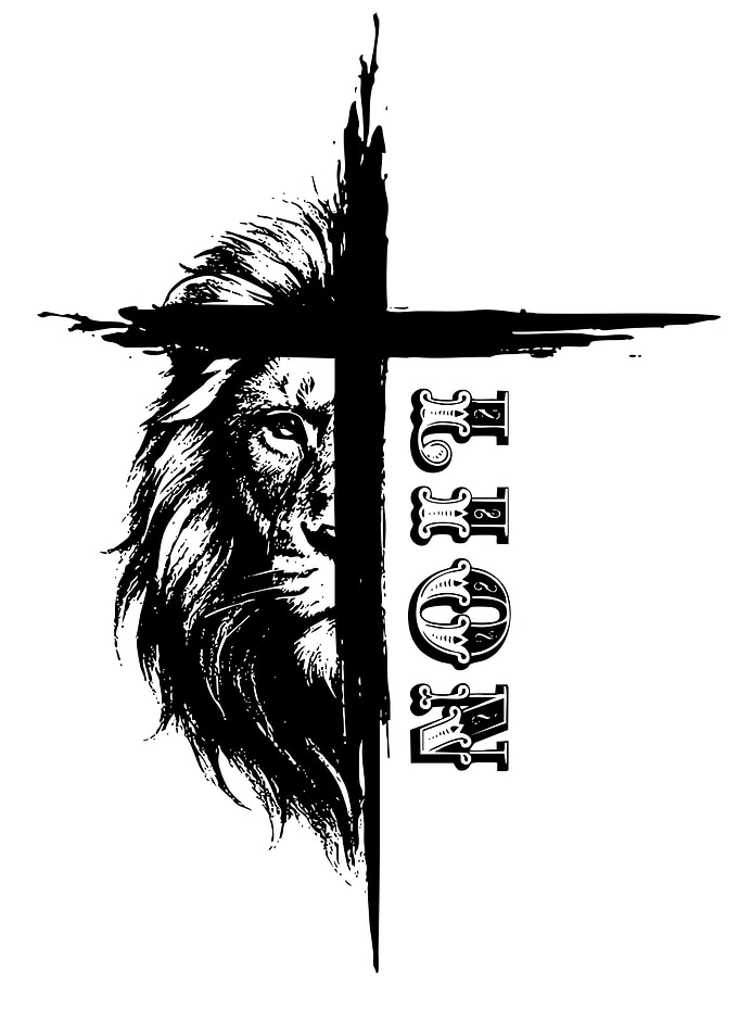 Lion and Cross
