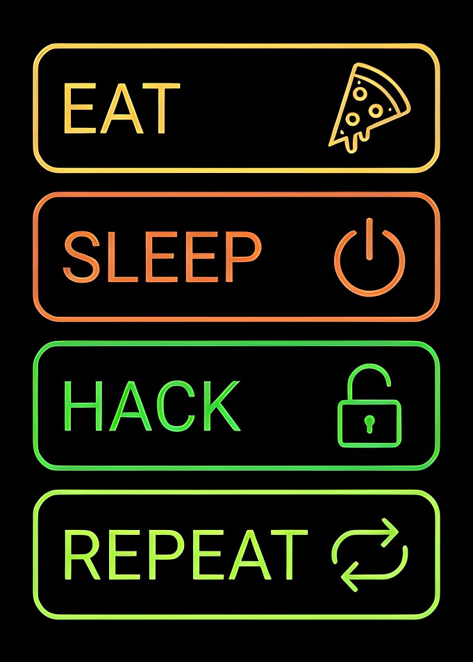 Neon Cybersecurity Hack
