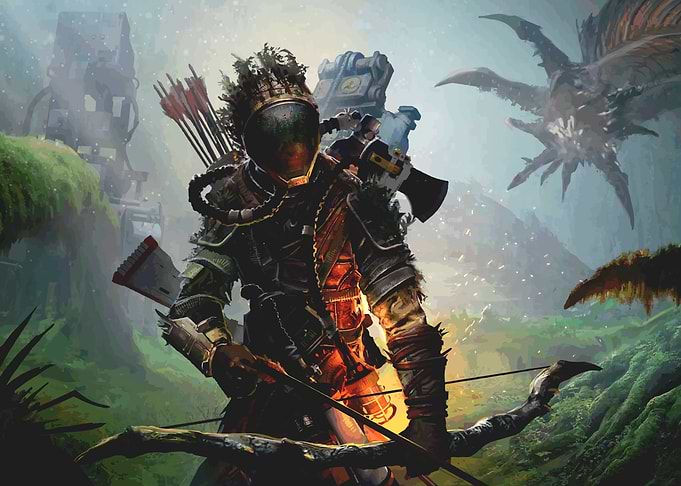 Fantasy Archer in a Post-Apocalyptic World