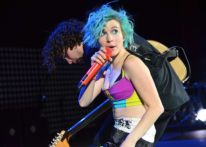Hayley Williams performing live