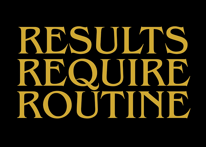 Results Require Routine Text Art