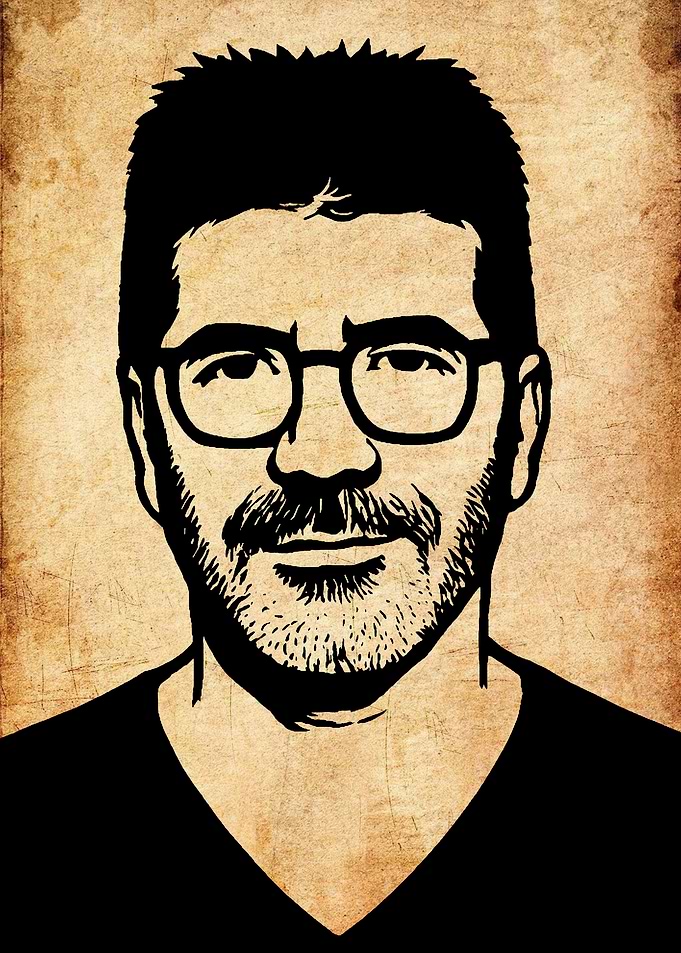 Simon Cowell Portrait