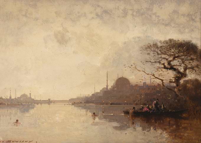 Ottoman Cityscape on the Water