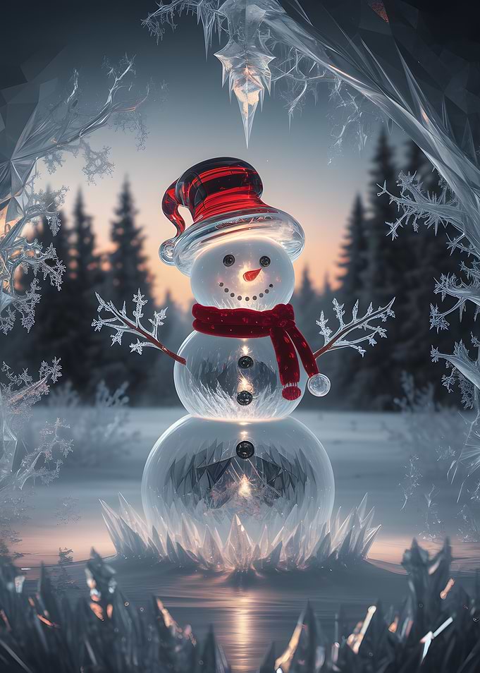 Snowman in Winter Wonderland