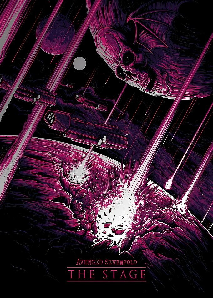 Avenged Sevenfold The Stage Album Art