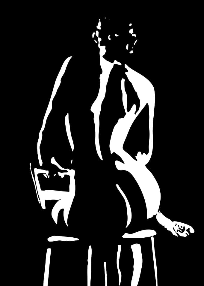 Woman in Silhouette