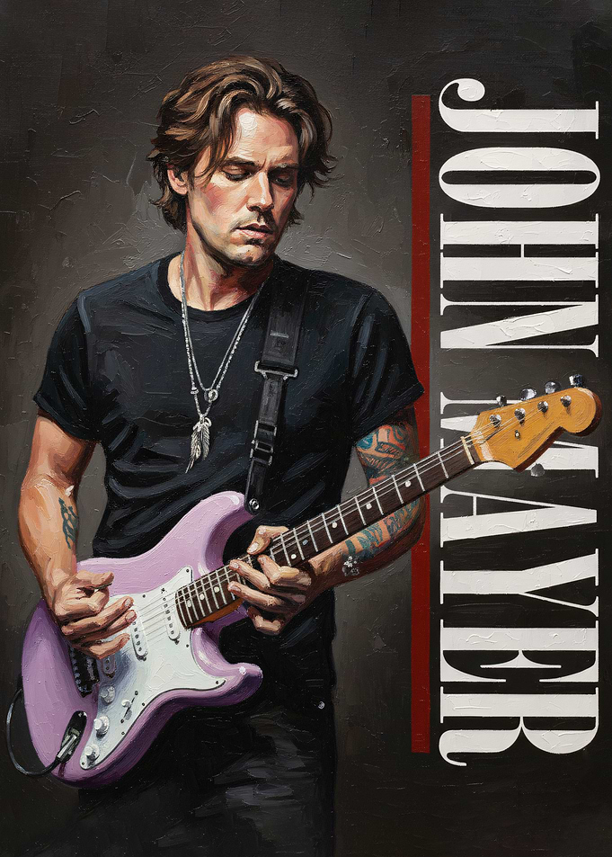 John Mayer Playing Guitar