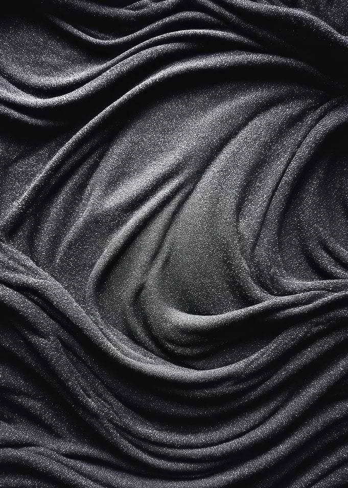 Textured Dark Fabric Waves