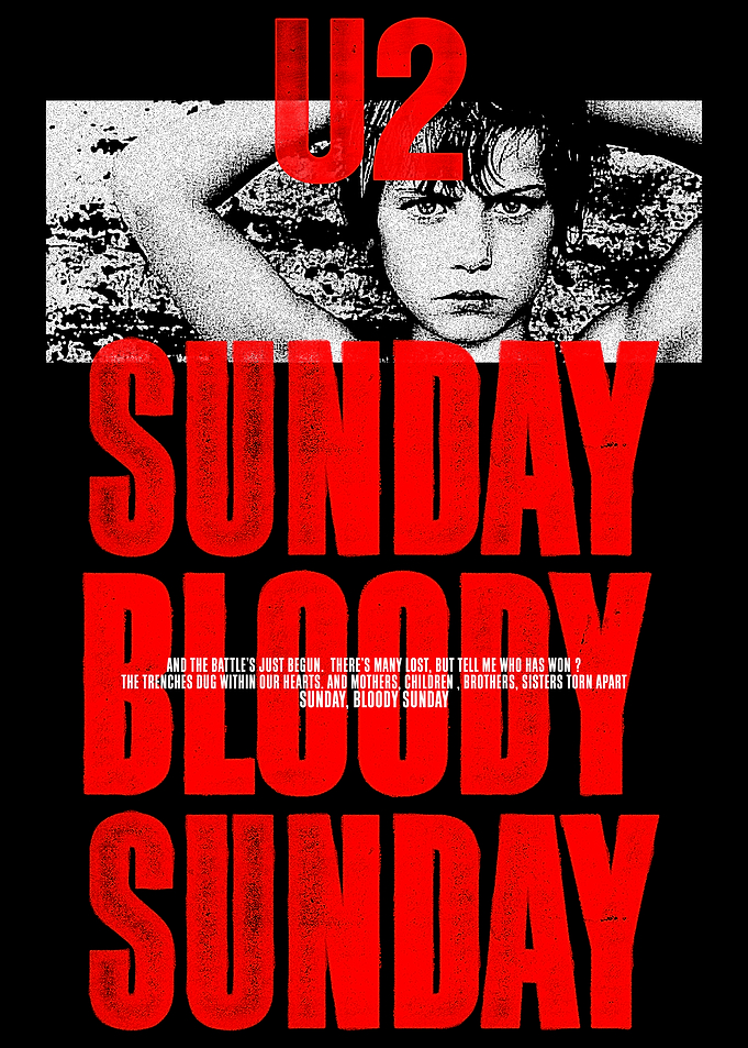 U2 Sunday Bloody Sunday Poster