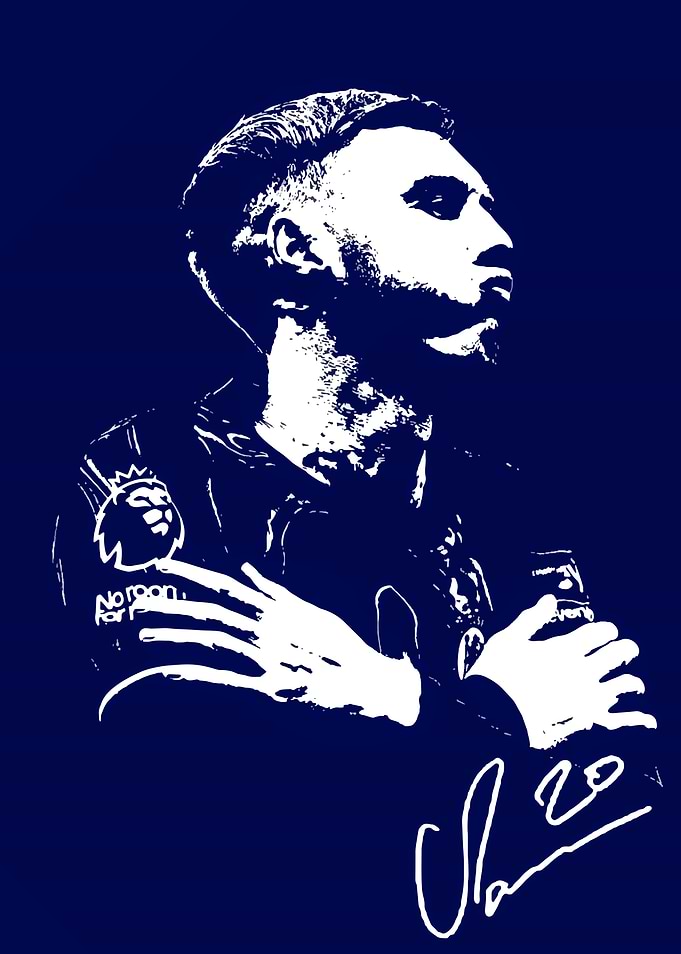 Football Player Portrait