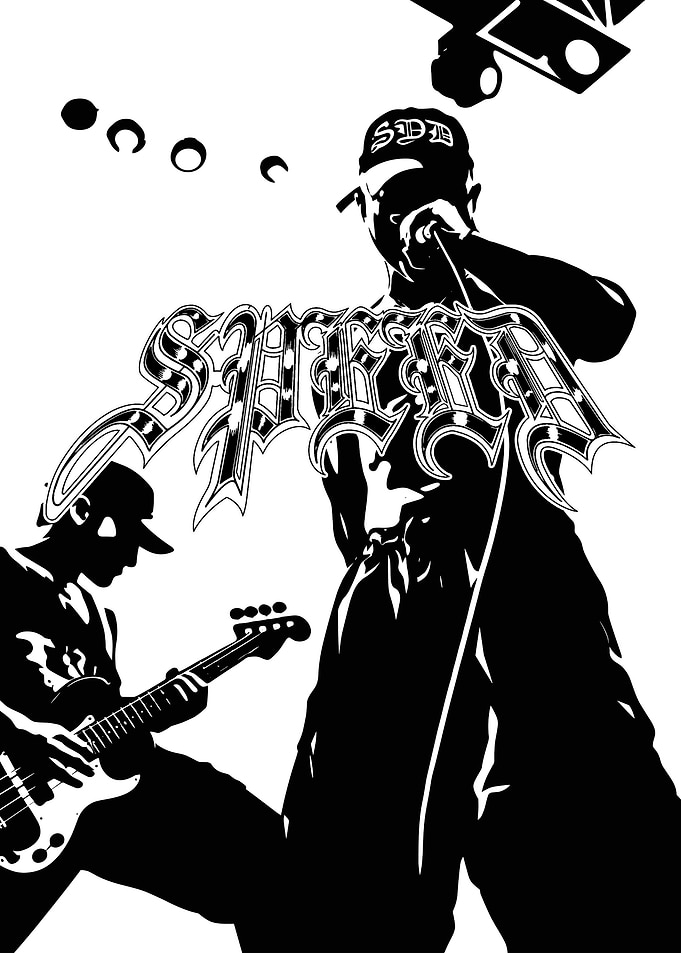 Speed Band performing on stage