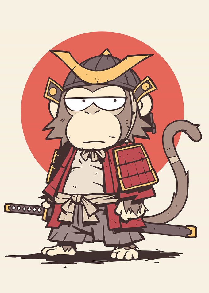 Samurai Monkey Warrior