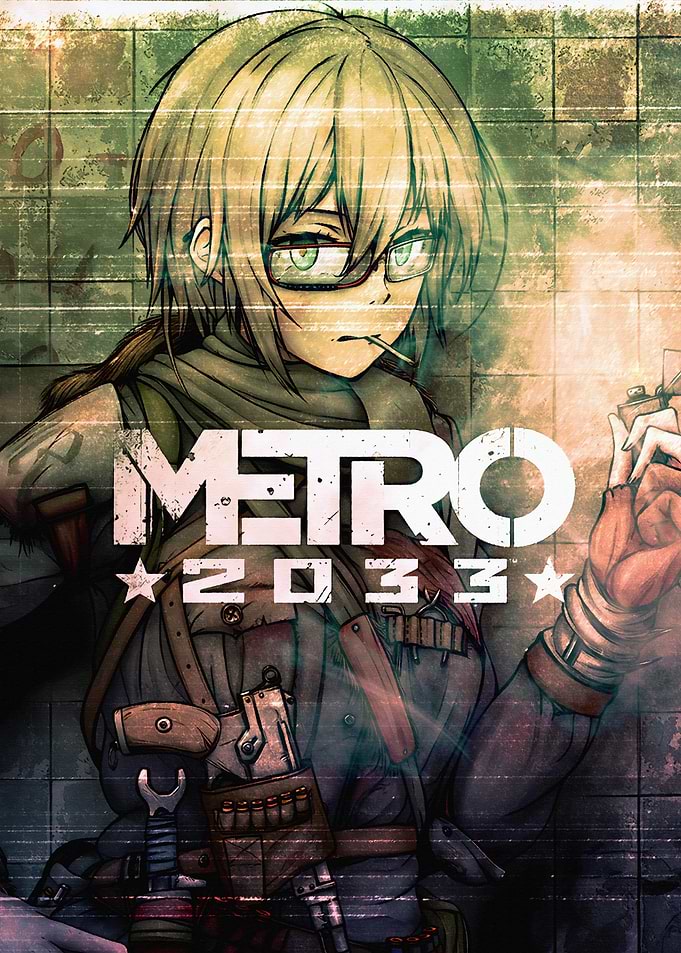 Metro 2033 Anime Style Poster