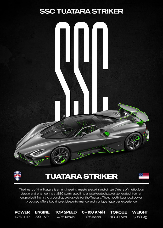 SSC Tuatara Striker Hypercar