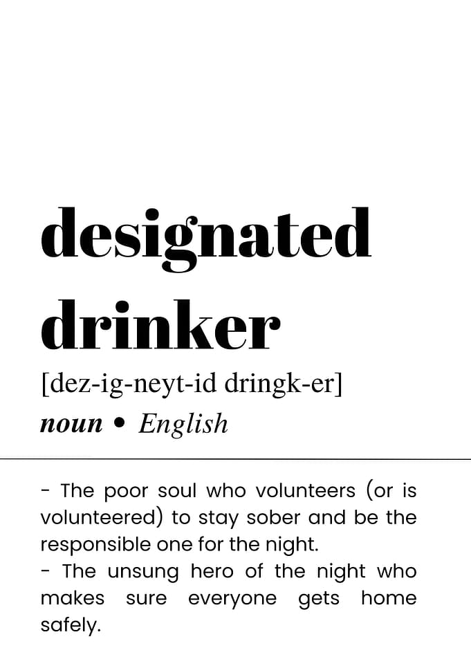 Designated Drinker Definition