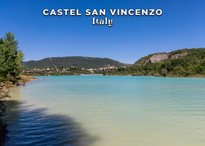 Castel San Vincenzo Lake, Italy