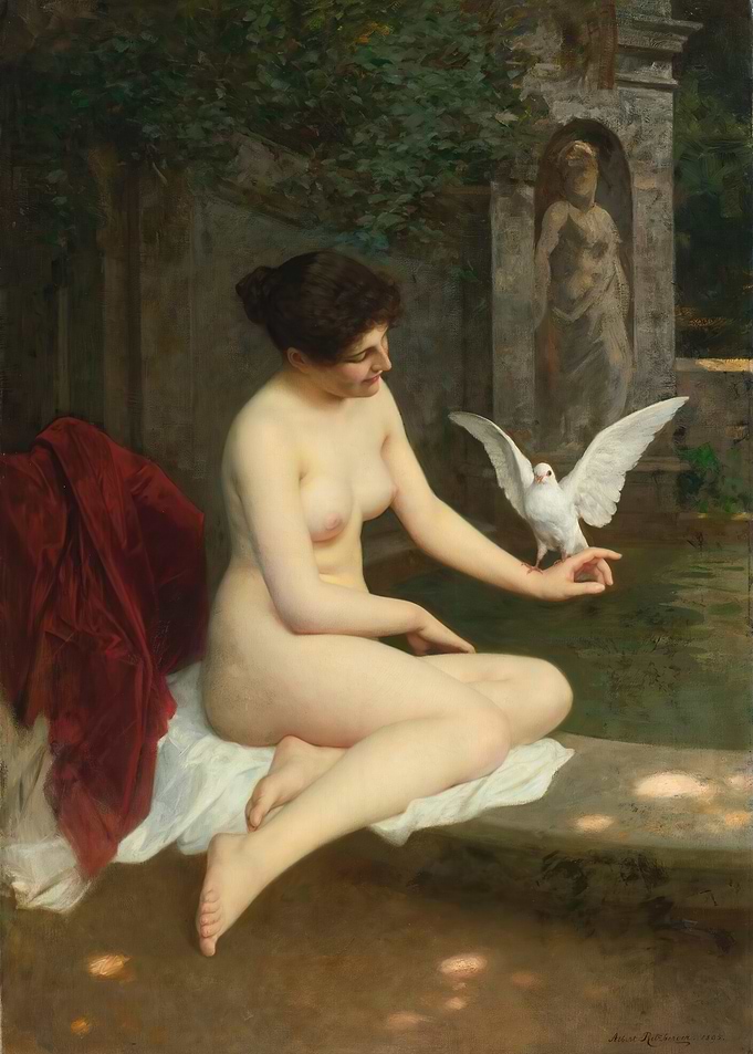 Woman with a Dove