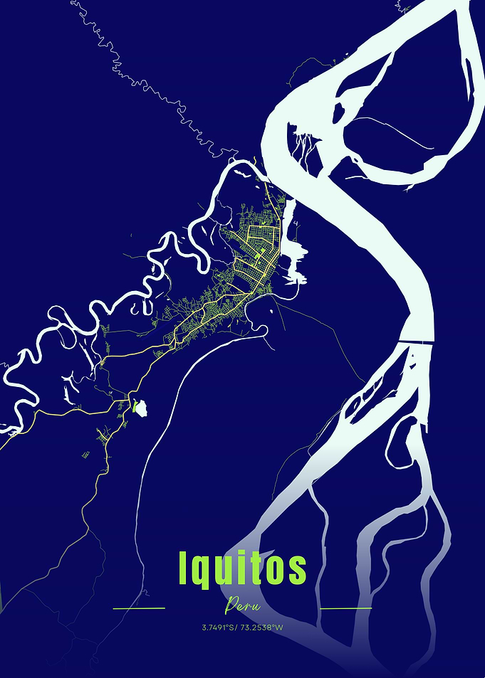 Iquitos Peru Map