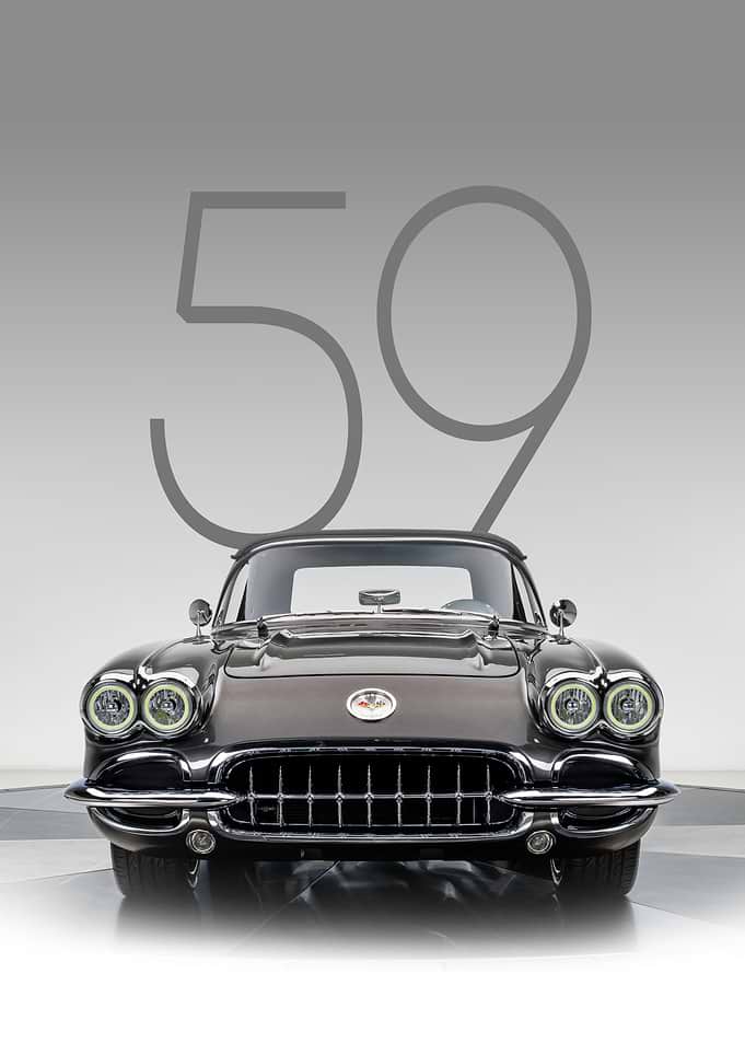 1959 Corvette Front View