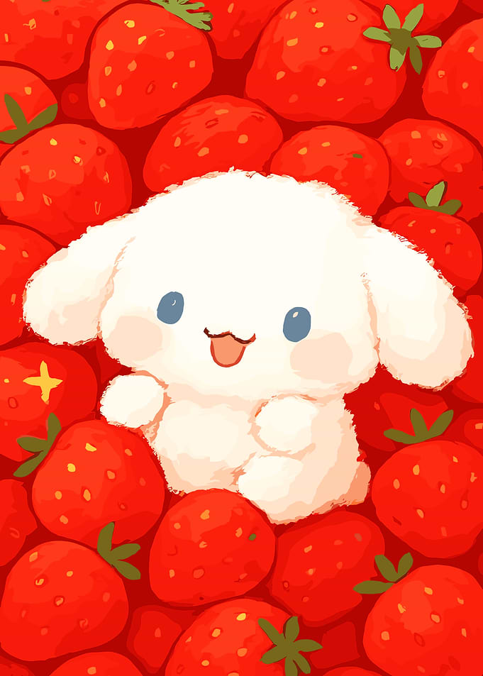 Cinnamoroll in Strawberries