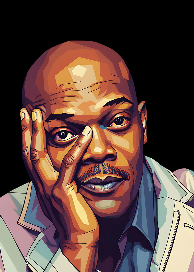 Samuel L. Jackson Pop Art Portrait