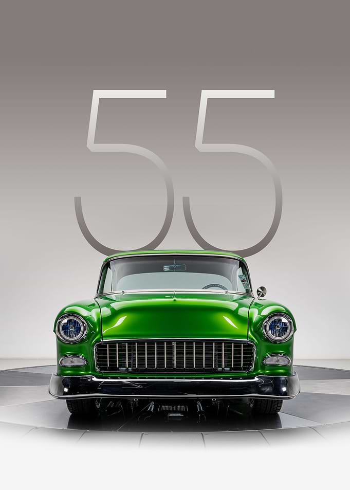 Green 1955 Chevrolet