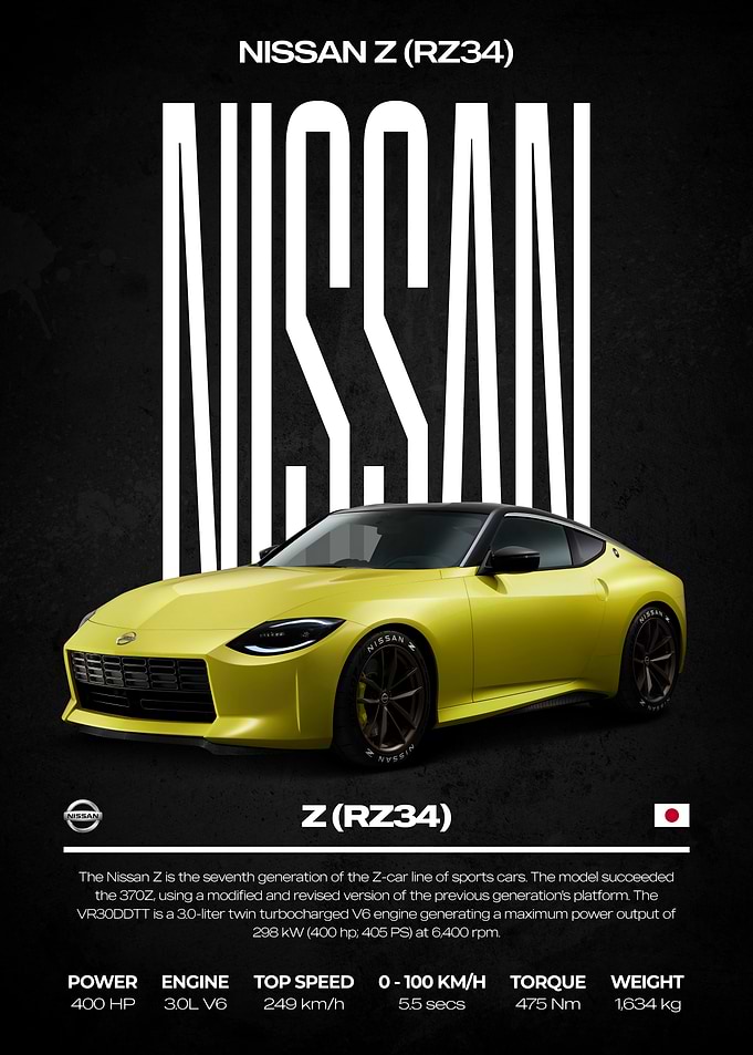 Nissan Z RZ34 Sports Car