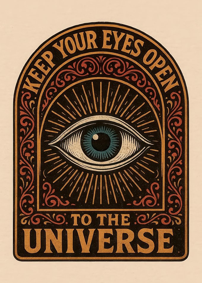 Keep Your Eyes Open To The Universe