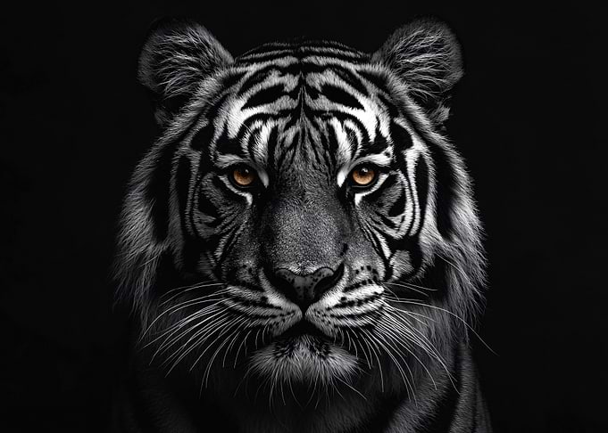 Close-up Tiger Portrait