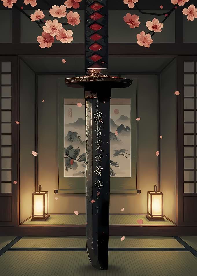Katana in a Japanese Room